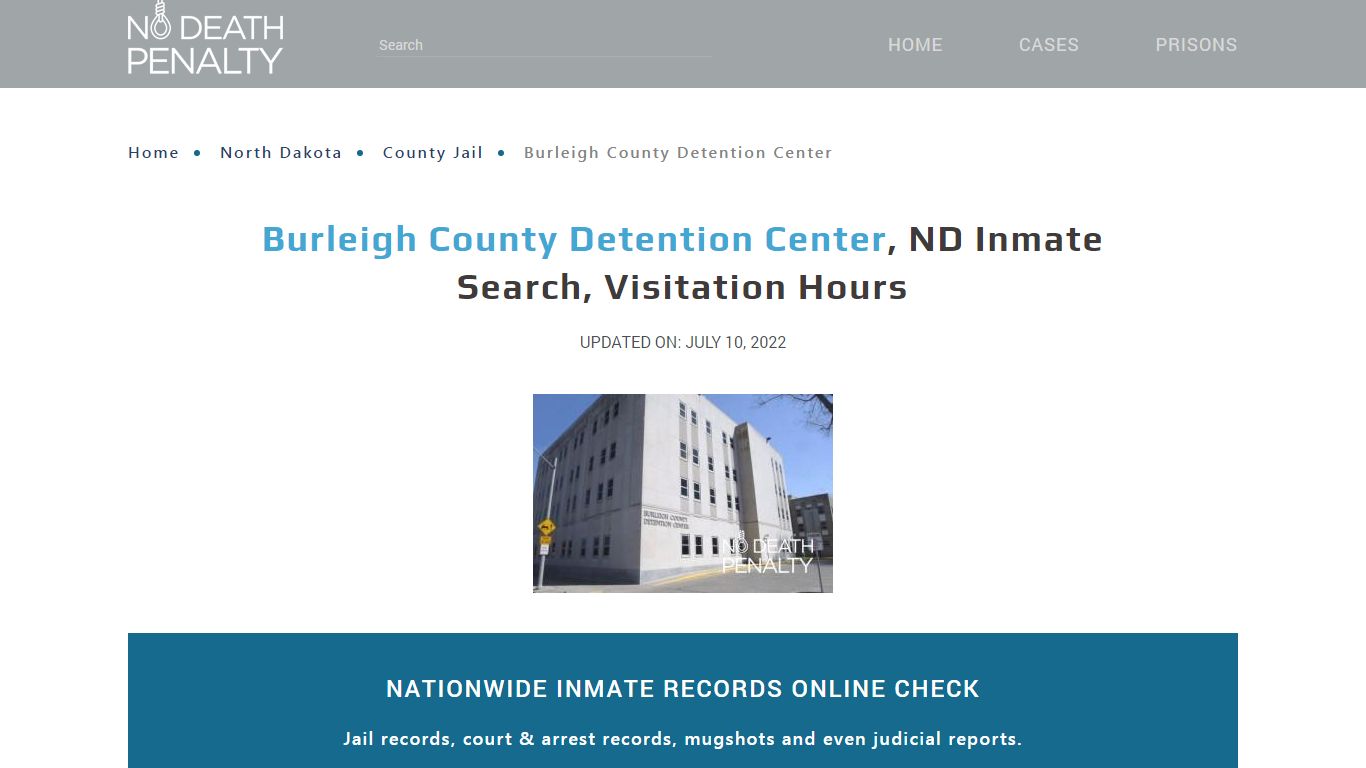 Burleigh County Detention Center, ND Inmate Search ...