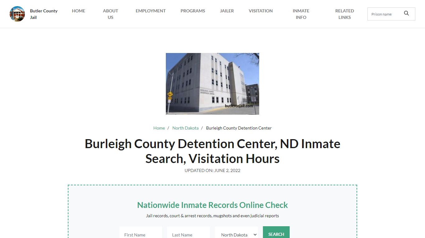 Burleigh County Detention Center, ND Inmate Search ...